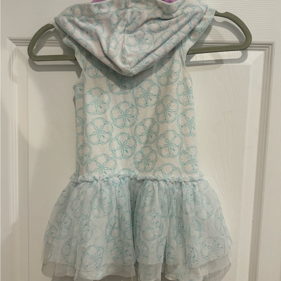 Little Mermaid Hooded Towel Dress with Embroidery - Picture 3 of 3